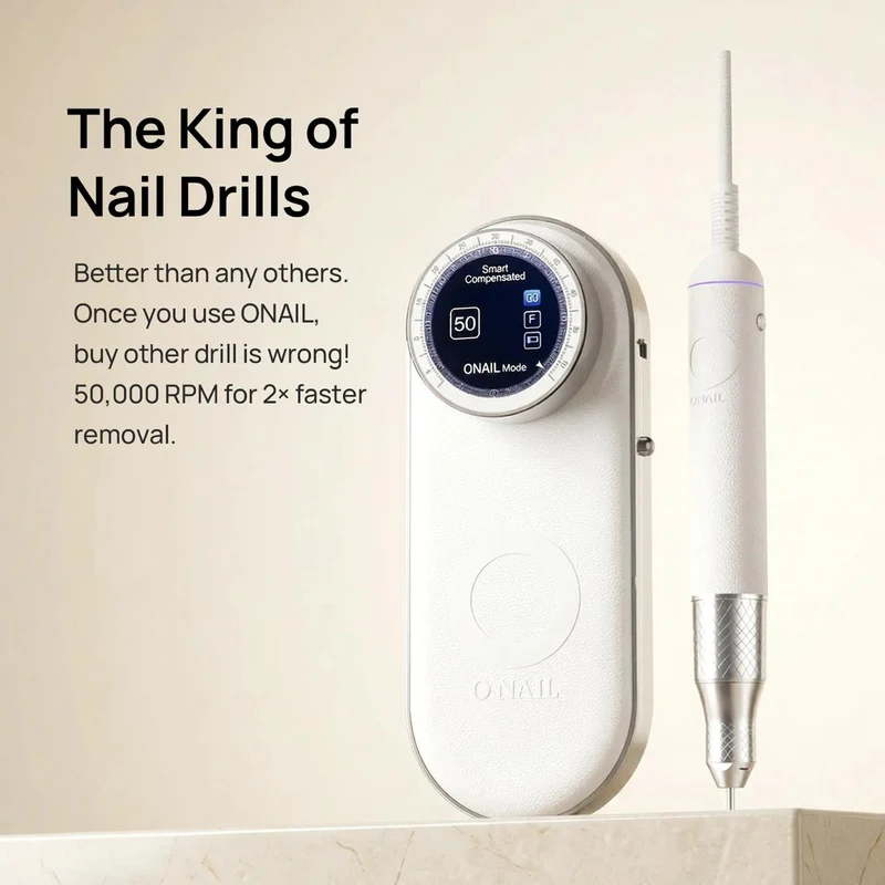 Nagelfräser PRO MAX White (1-Handstücke Version) 96W ONAIL