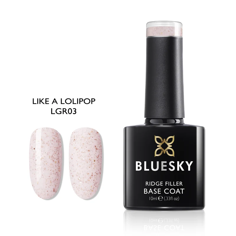 BLUESKY Glitter Ridge Filler Base Coat LGR03 10ml