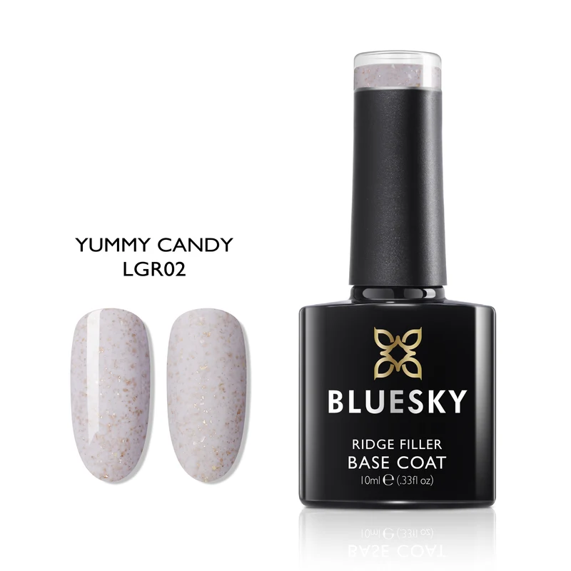 BLUESKY Glitter Ridge Filler Base Coat LGR02 10ml