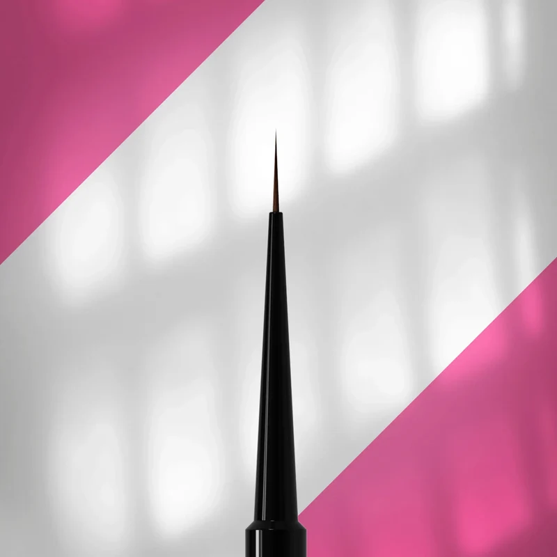 STALEKS PRO Brush-liner EXPERT 0.9 mm / 10 mm, nail art liner brush NBE-03