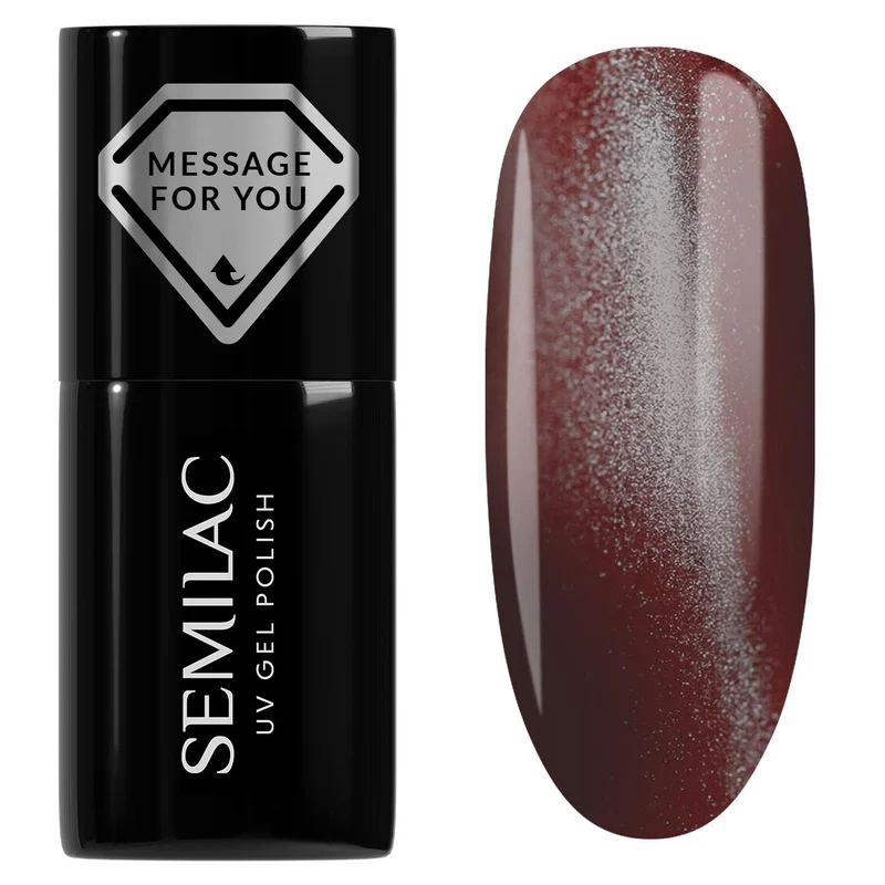 738 Cherry Choco Jelly Gloss Cat Eye UV Nagellack 7ml Semilac