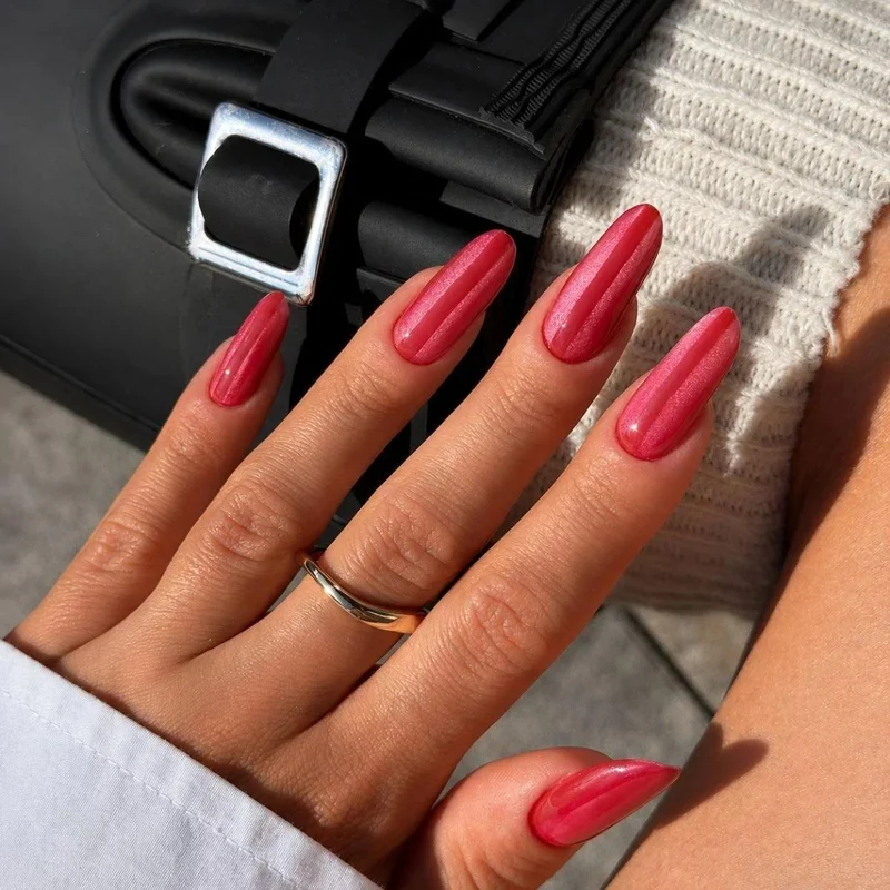 736 Crimson Jelly Gloss Cat Eye UV Nagellack 7ml Semilac