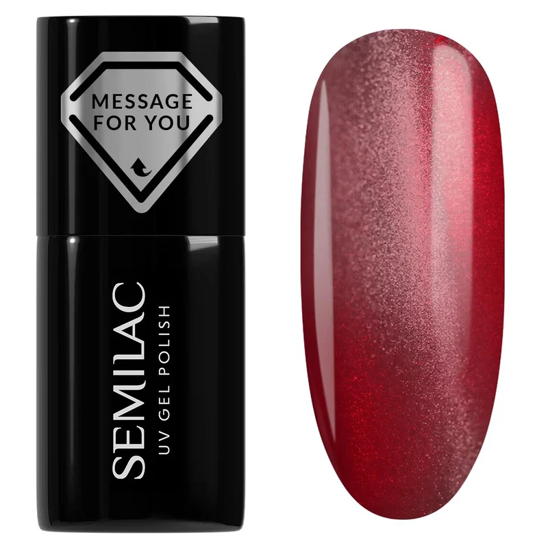 736 Crimson Jelly Gloss Cat Eye UV Nagellack 7ml Semilac