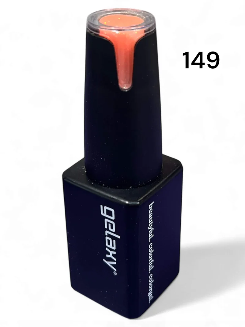 Gelaxy Shellac #149 - Orange mit orangem Glimmer