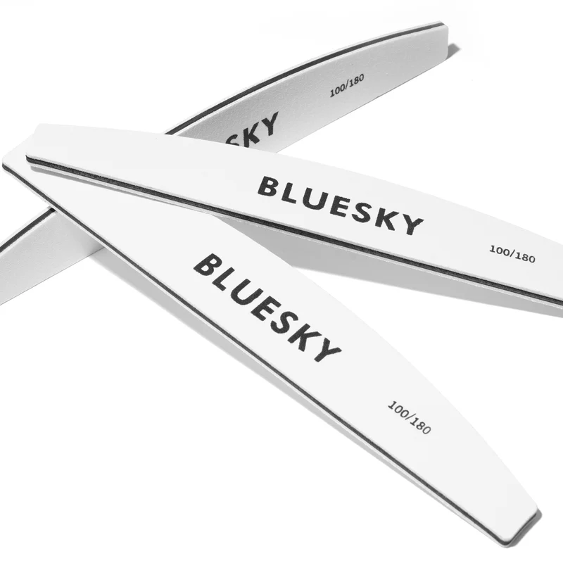 BLUESKY Nail File 100/180 Half-Moon