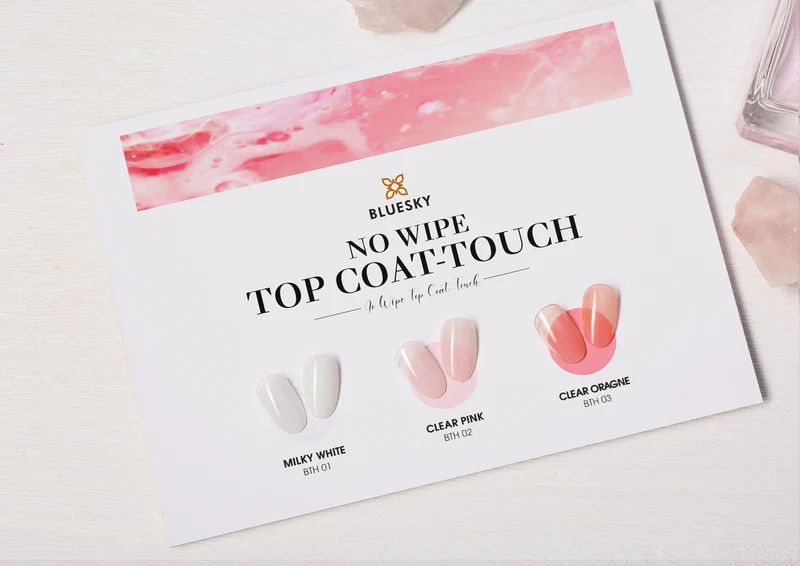BLUESKY No Wipe Top Coat BTH01 Milky White 10ml