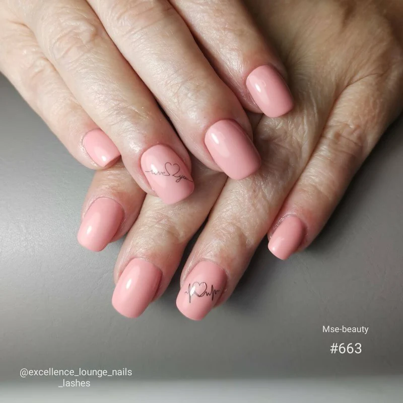 #663 Premium-PURE Color Gel 5ml Rosa