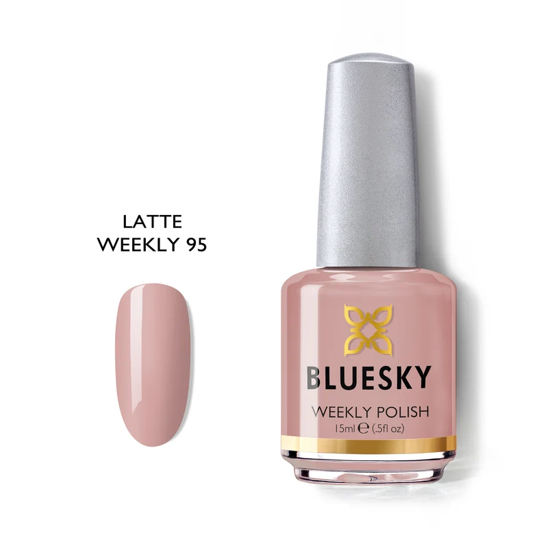BLUESKY Nail Polish Weekly 95 Latte 15ml