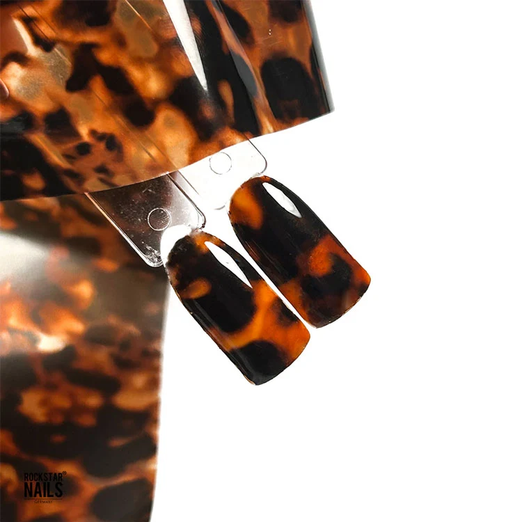 Transferfolie Tierprint – Wildes Leopard Nail Design