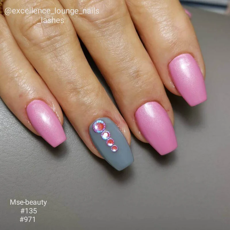 Gelaxy Shellac #0135 Premium-PURE Helles Schiefergrau 15 ml