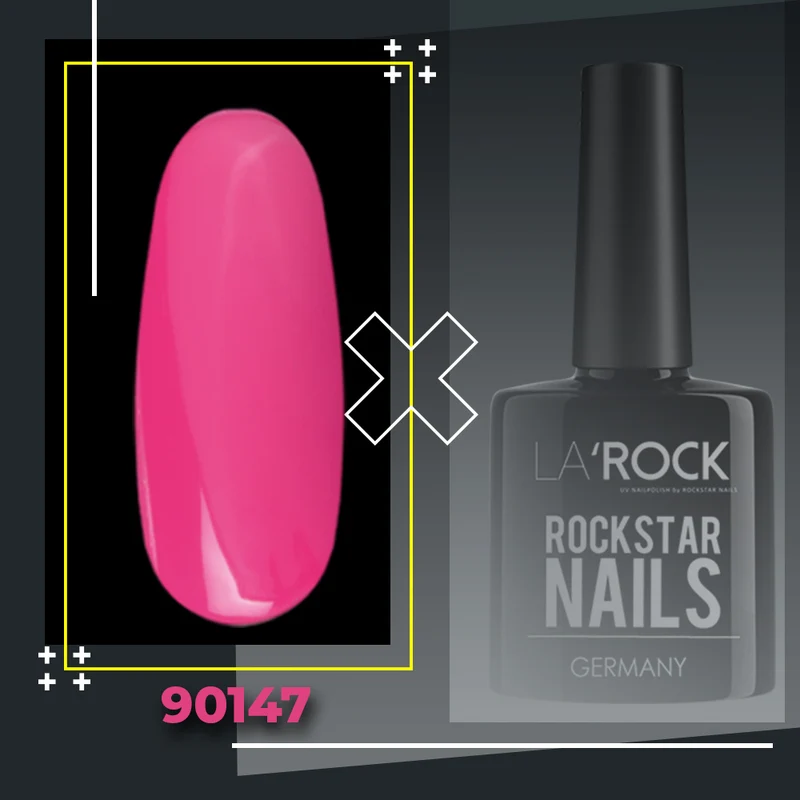 3in1 UV Gellack - 90147 - kräftiges magenta – Rosa