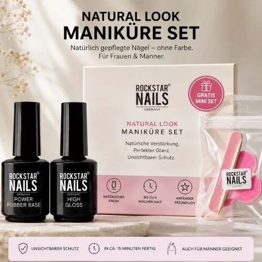 Natural Look Maniküre Set - Naturnagelverstärkung