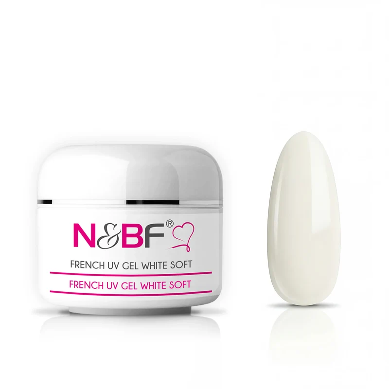 French White Soft UV Gel mittelviskos 15ml