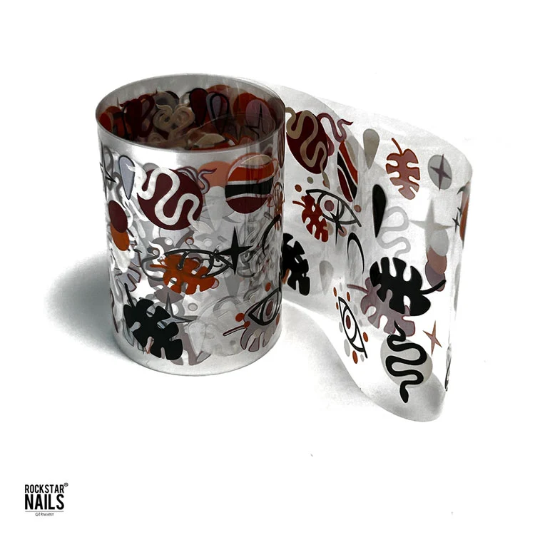 Transferfolie Nail Art Symbole – Kreative Designs für Nägel