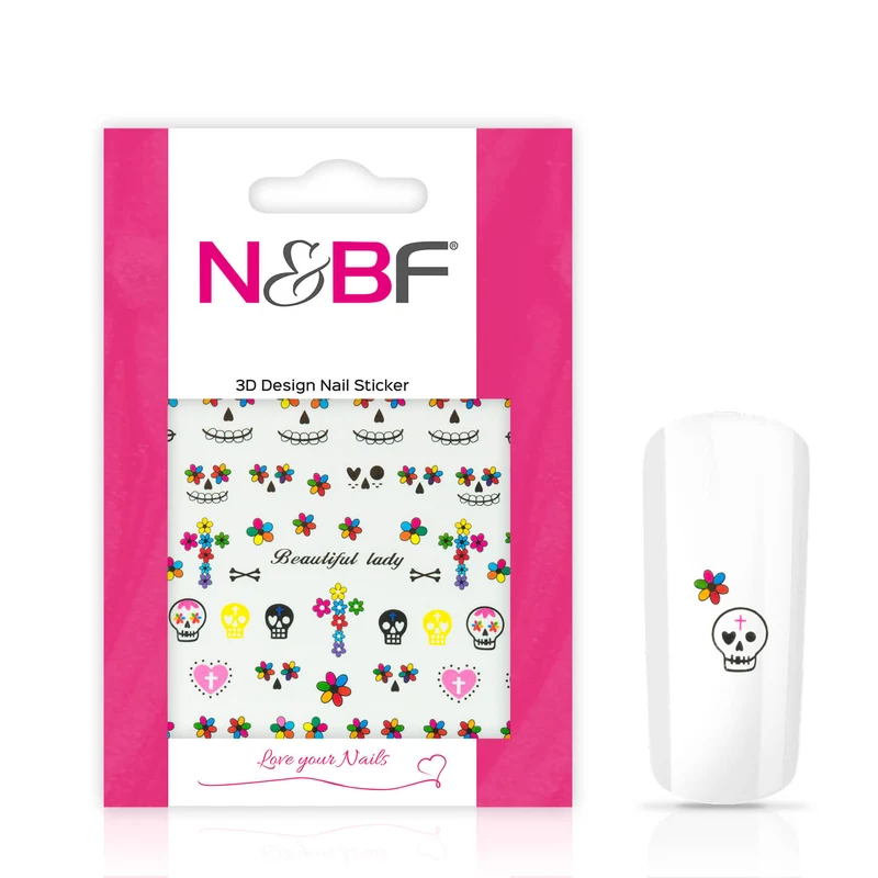 Nail Tattoos Fancy Skulls