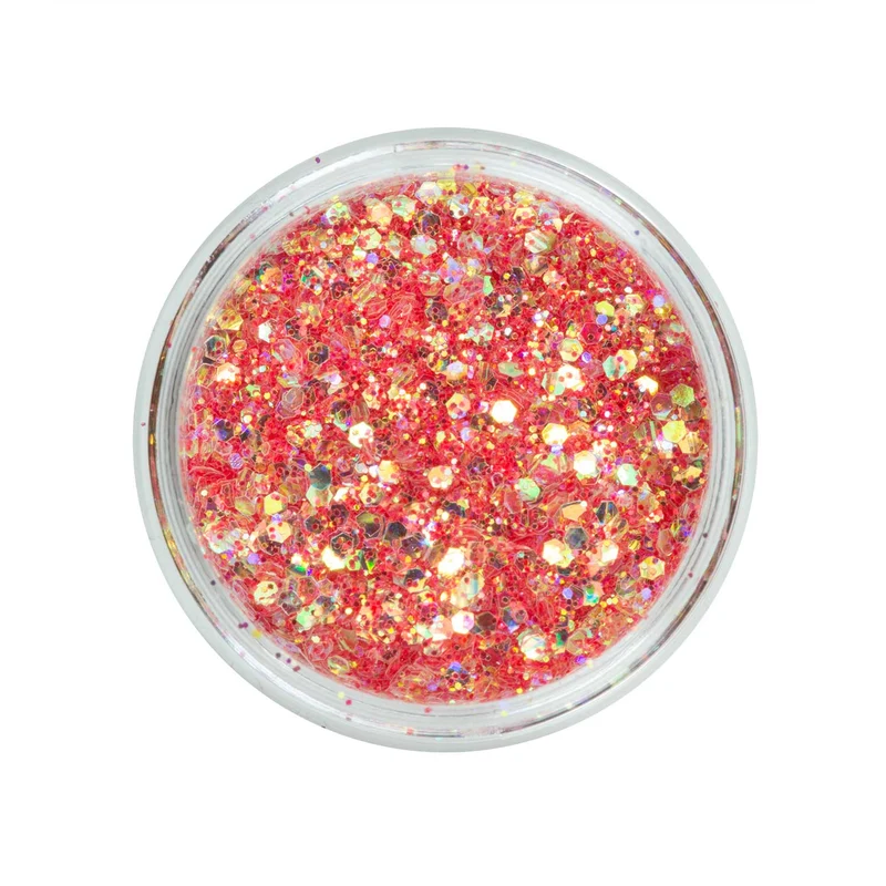 Nailart Glitter Mix Red Fantasy 12er Set