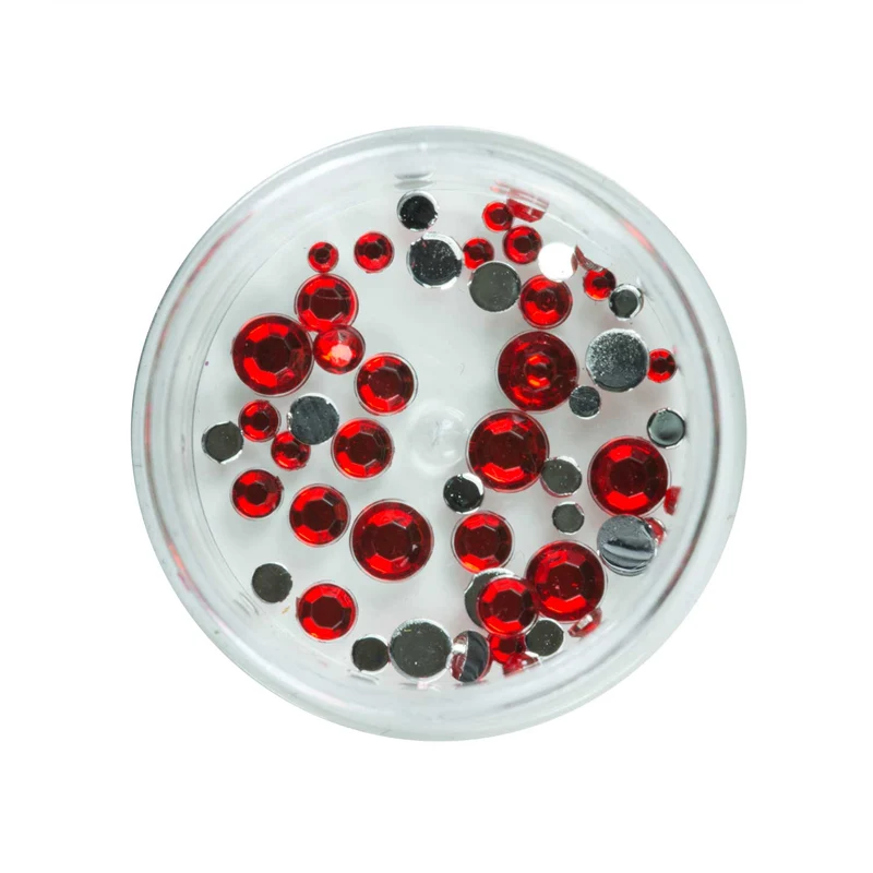 Nailart Glitter Mix Red Fantasy 12er Set