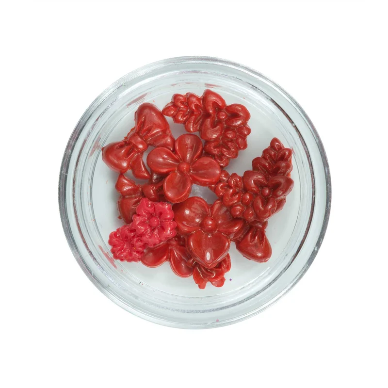 Nailart Glitter Mix Red Fantasy 12er Set