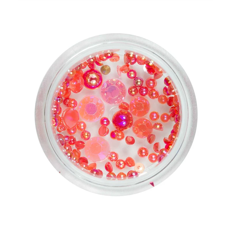 Nailart Glitter Mix Red Fantasy 12er Set