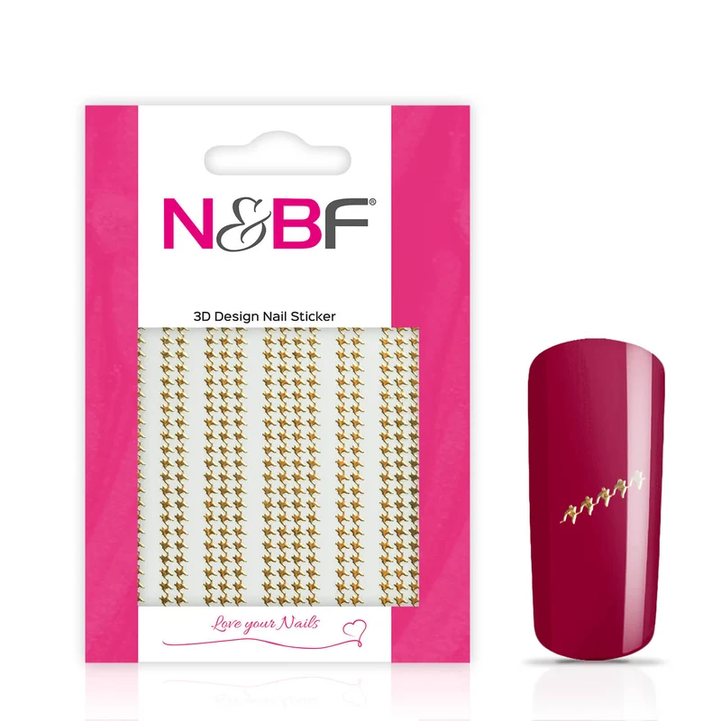 Nagelsticker Fancy Fence Gold