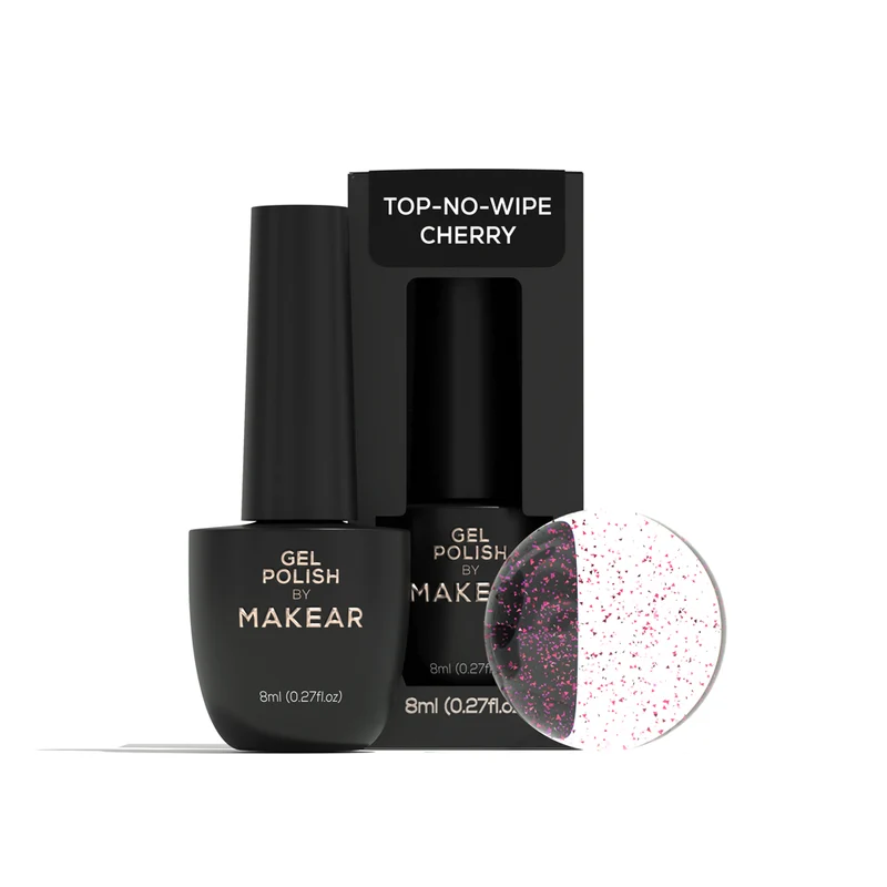 Cherry - Top Coat (No Wipe) 8ml MAKEAR