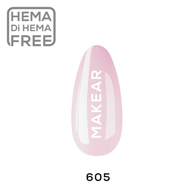 605 Milky French - UV Nagellack ohne Hema 8ml MAKEAR