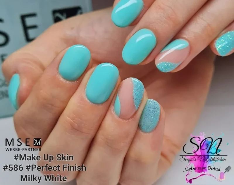 #586 Premium-PURE Color Gel 5ml Aqua Mint