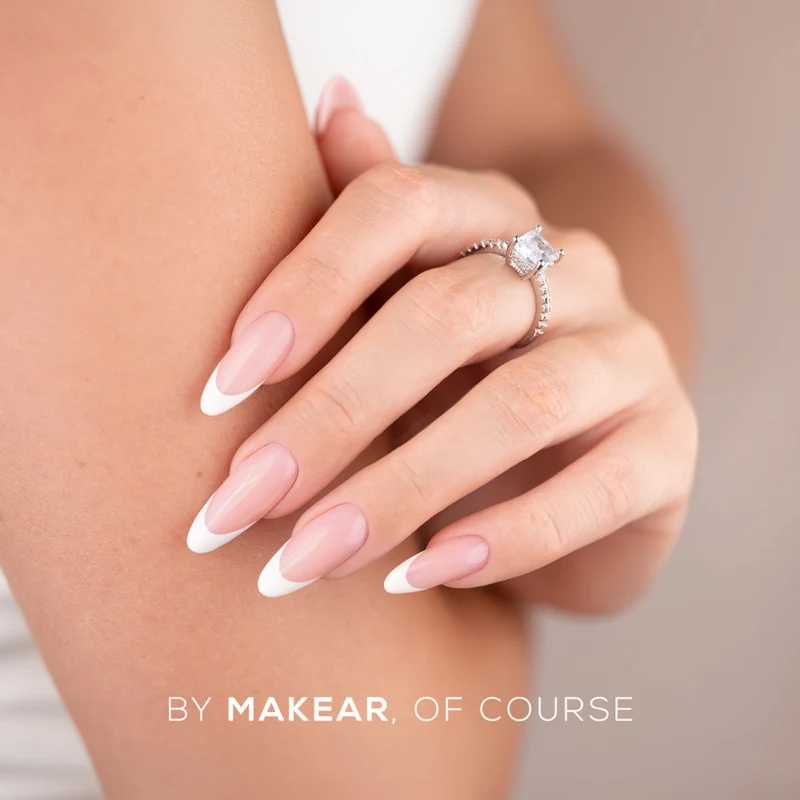 604 Milky French - UV Nagellack ohne Hema 8ml MAKEAR