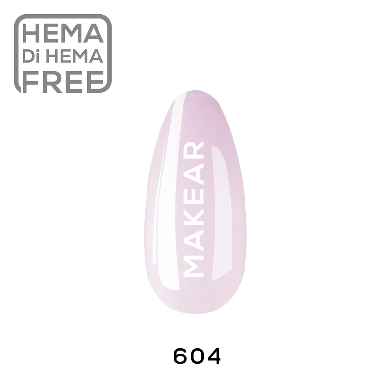 604 Milky French - UV Nagellack ohne Hema 8ml MAKEAR