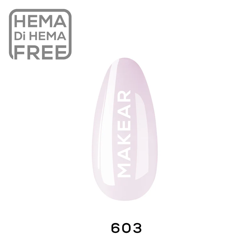 603 Milky French - UV Nagellack ohne Hema 8ml MAKEAR
