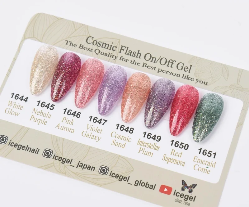 ICEGEL Cosmic Flash On/Off 1651 Emerald Comet