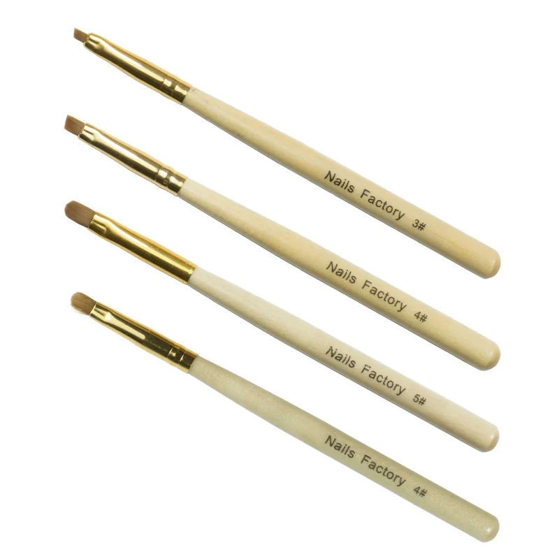 Gel Pinsel Gold 4er Set