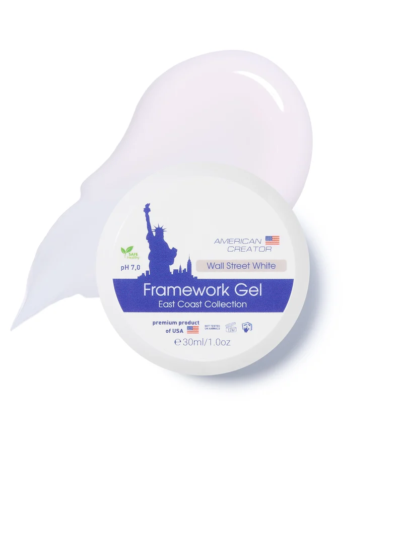 American Creator East Coast Framework Gel Wall Street White 30ml