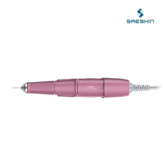 SAESHIN Brillian B350 E-file pink nail drill hand piece