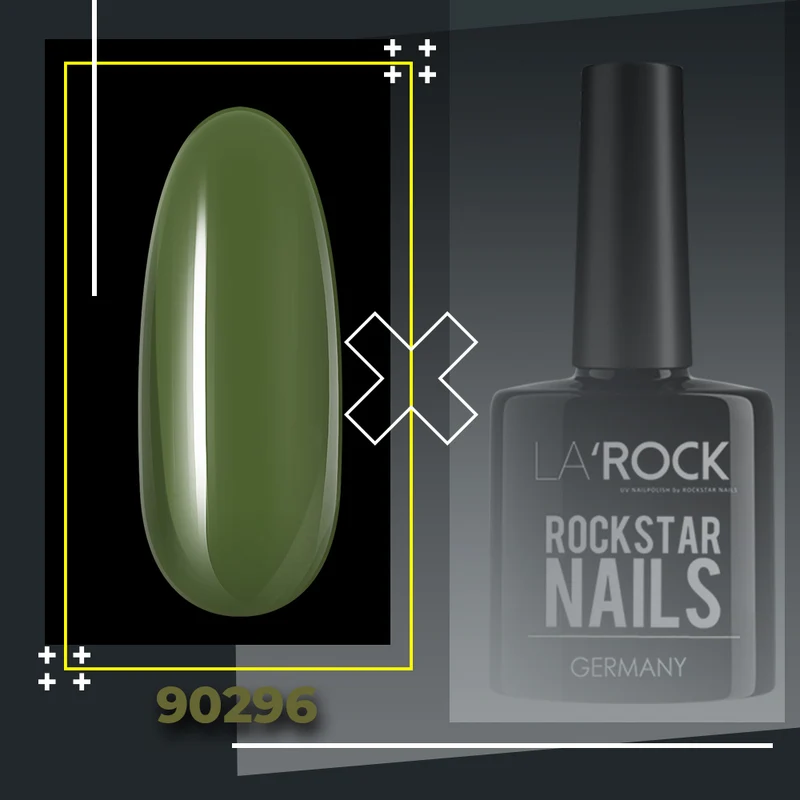 3in1 UV Gellack - 90296 - olive grün