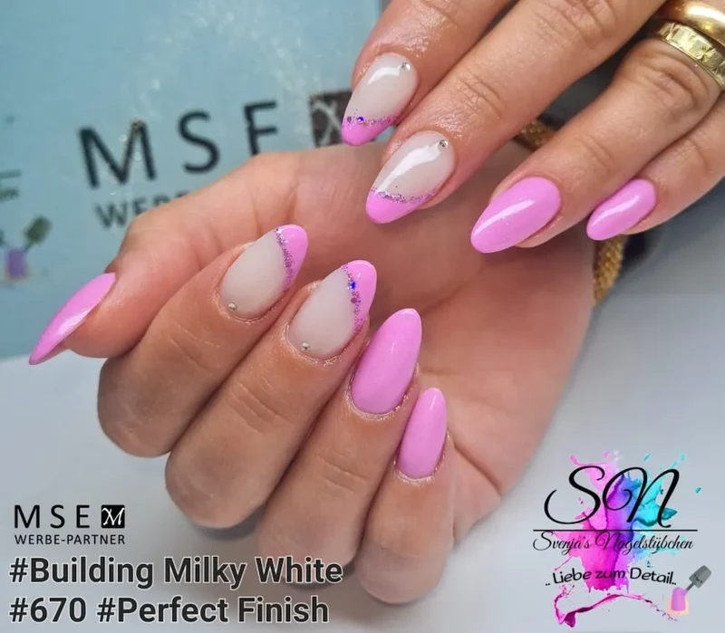 MSE-Gel 604: Aufbaugel milky white / Building milky white 50ml