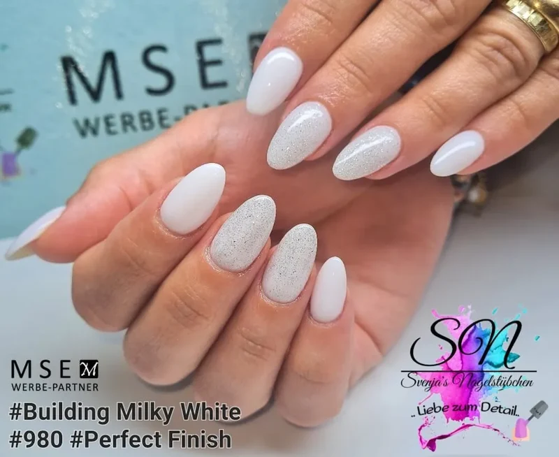 MSE-Gel 604: Aufbaugel milky white / Building milky white 50ml