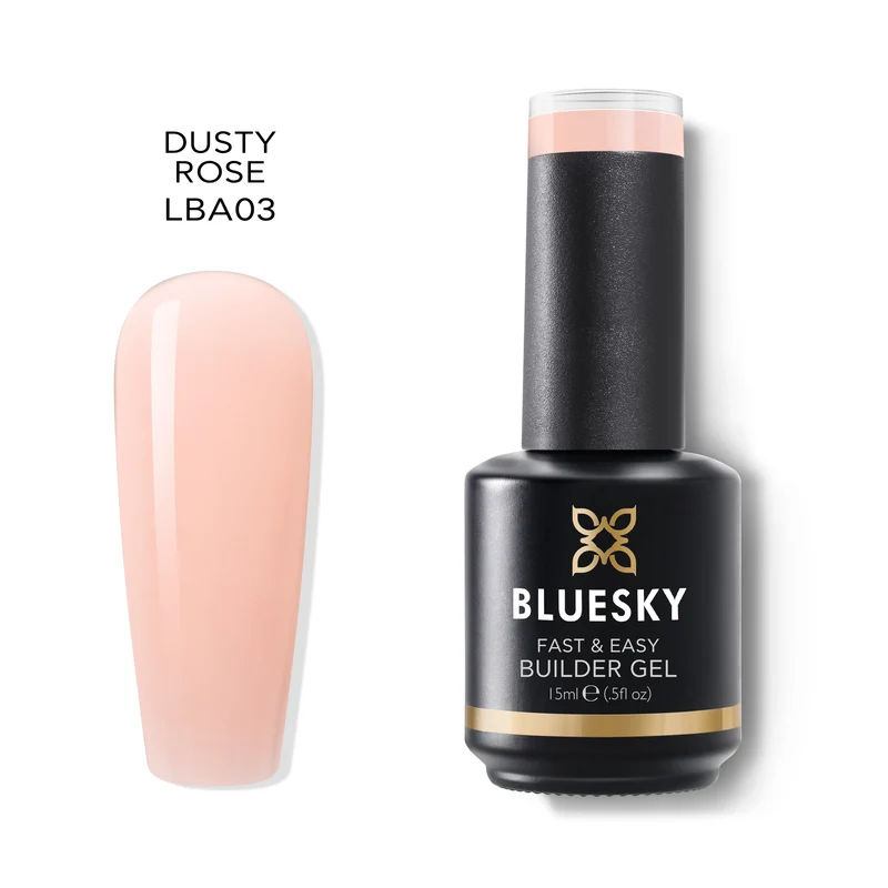 BLUESKY Fast & Easy Builder Gel LBA03 Dusty Rose 15ml