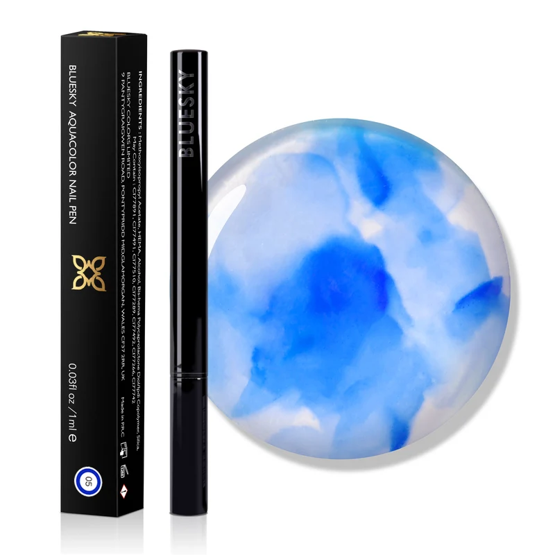 BLUESKY Aquacolor Nail Pen 05 Dunkelblau