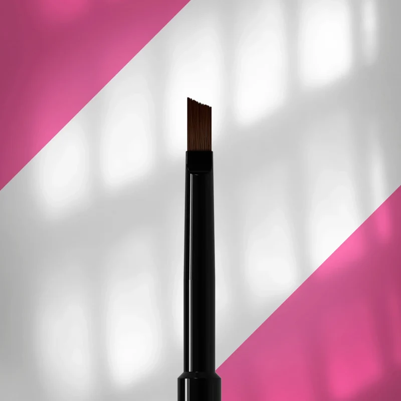 STALEKS PRO Angled brush for gel EXPERT 6 mm / 9 mm, gel application brush NBE-09
