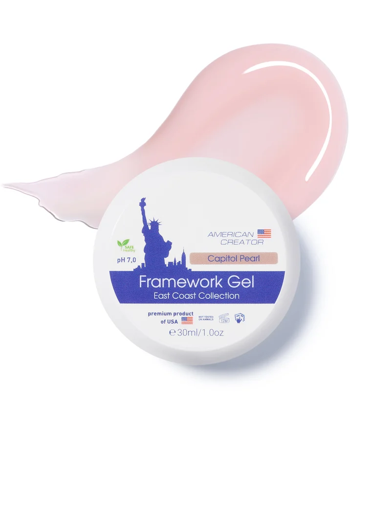 American Creator East Coast Framework Gel Capitol Pearl 30ml