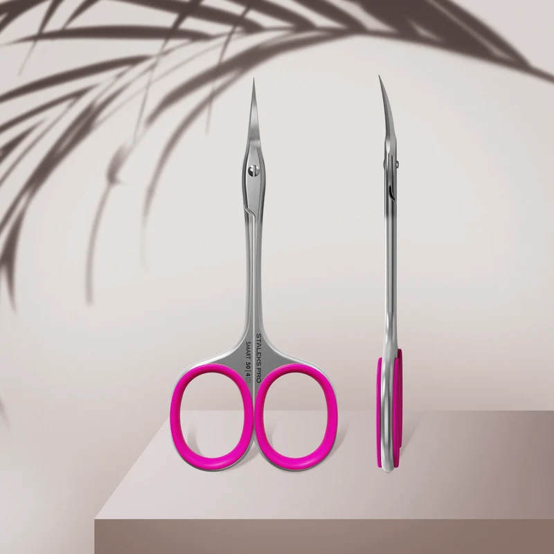 STALEKS PRO Smart 50 type 4, cuticle scissors, manicure nail tools, cuticle cutter SS-50/4