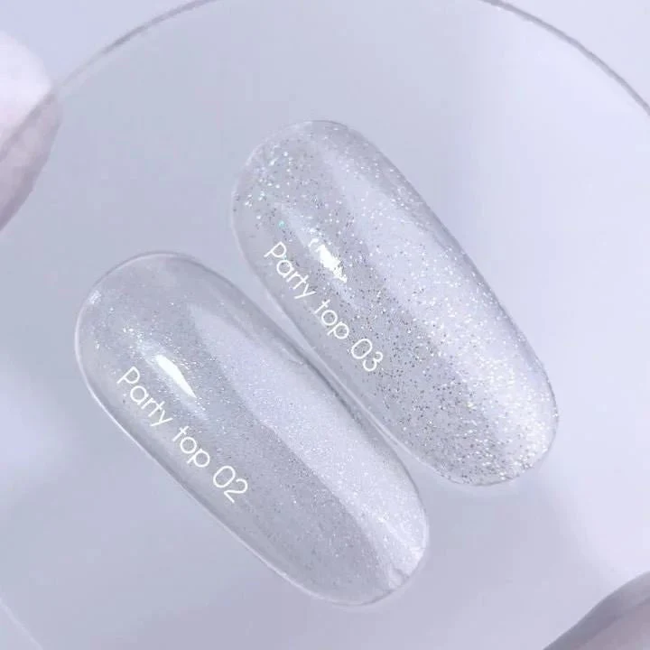 02 PARTY TOP - Top Coat (No Wipe) 10ml NAILS OF THE DAY