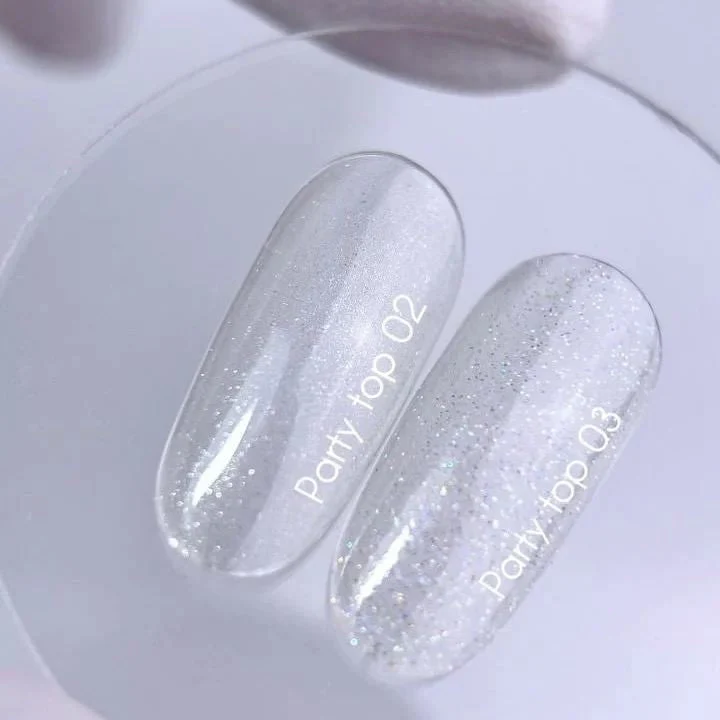 02 PARTY TOP - Top Coat (No Wipe) 10ml NAILS OF THE DAY