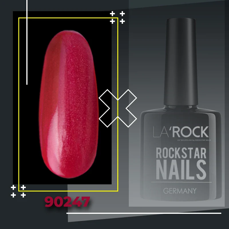 3in1 UV Gellack - 90247 - metallic magenta – Rosa