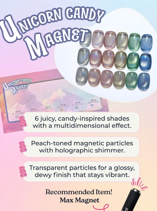 Kokoist Unicorn Candy Magnet Gel UCM-06 Rainbow Blue