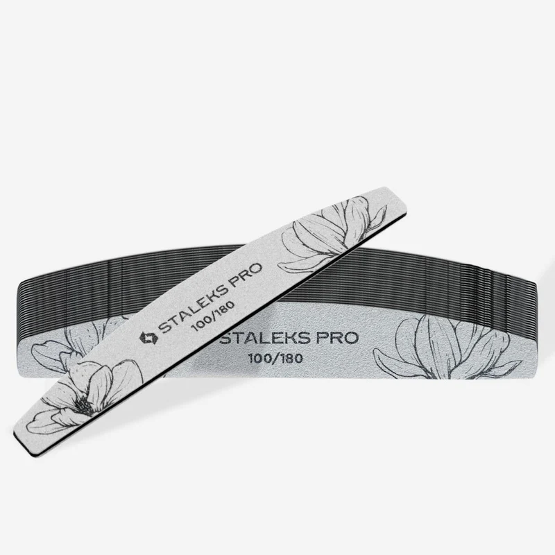 Feile Halbmond 100/180 grau 50 stück STALEKS