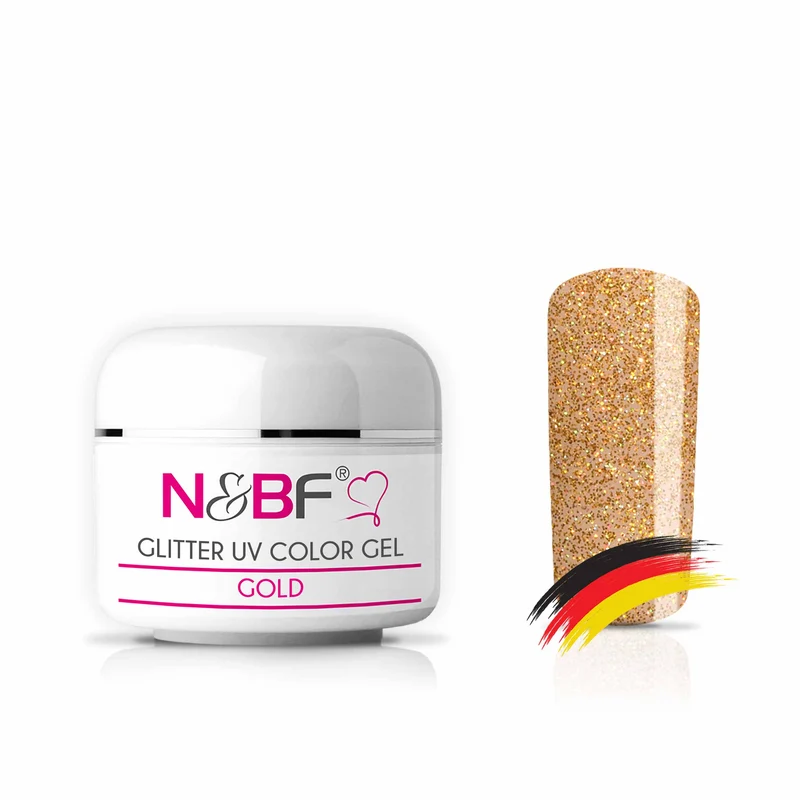 Glitter Farbgel Las Vegas 4er Set