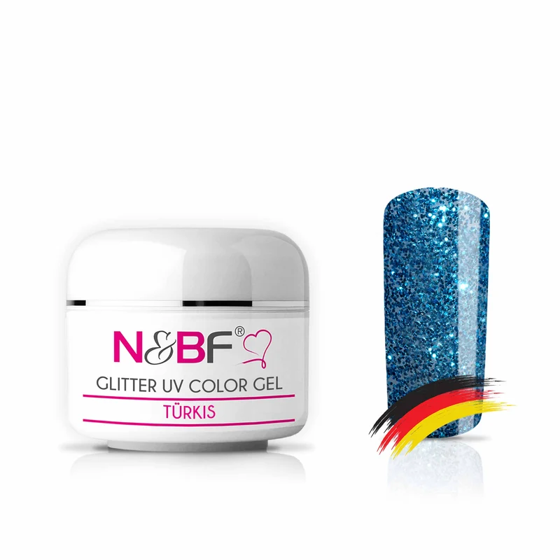 Glitter Farbgel Las Vegas 4er Set