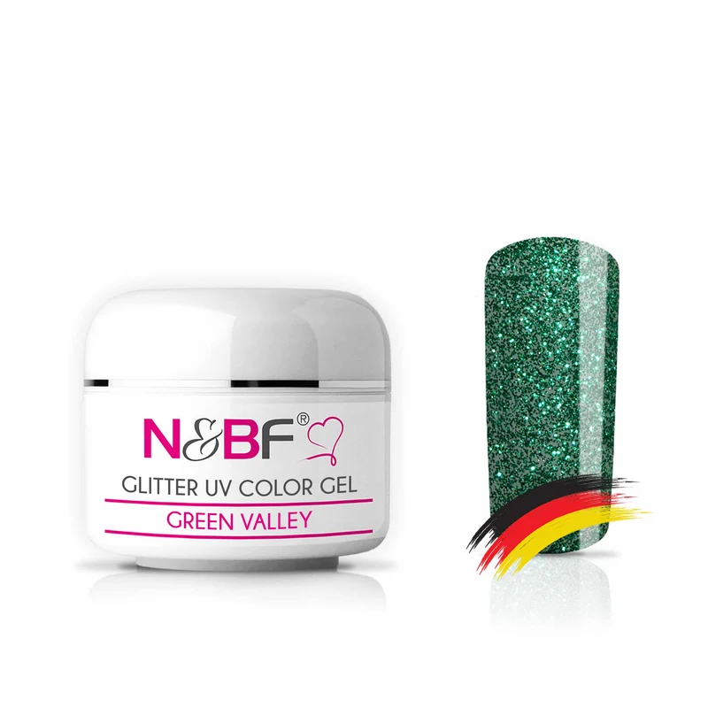 Glitter Farbgel Las Vegas 4er Set